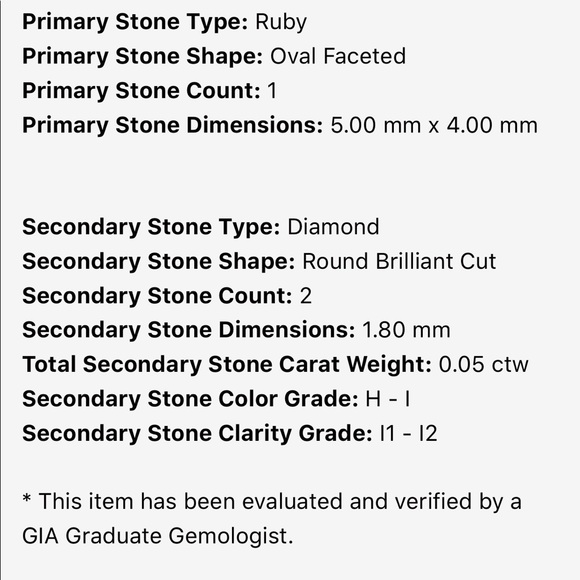 Ruby and diamond ring - Picture 4 of 4